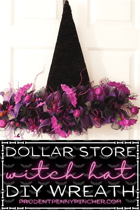 Cheap and Easy Halloween Craft: Dollar Tree Witch Hat Frame